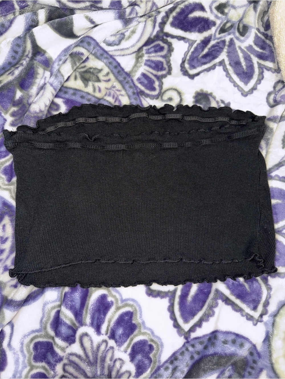 Heart & Hips Black Ribbed Tube Top - Picture 3 of 3